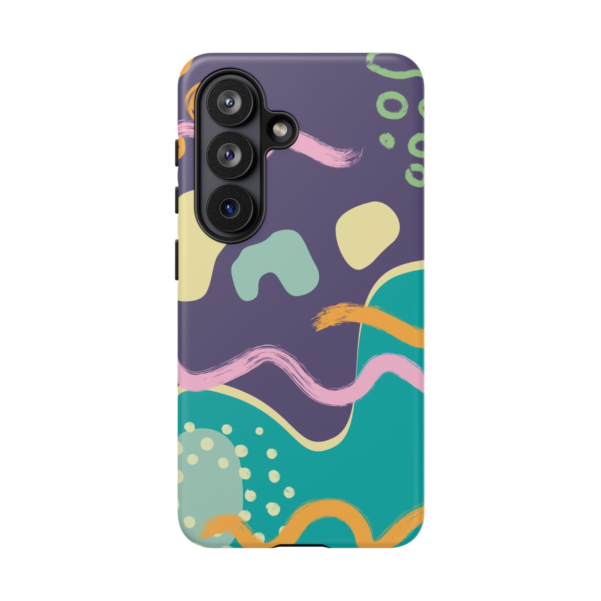 Abstract Colorful Wave Phone Case