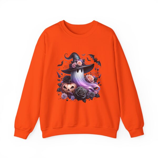 Cute Witch Hat, Pumpkin & Bats Sweatshirt