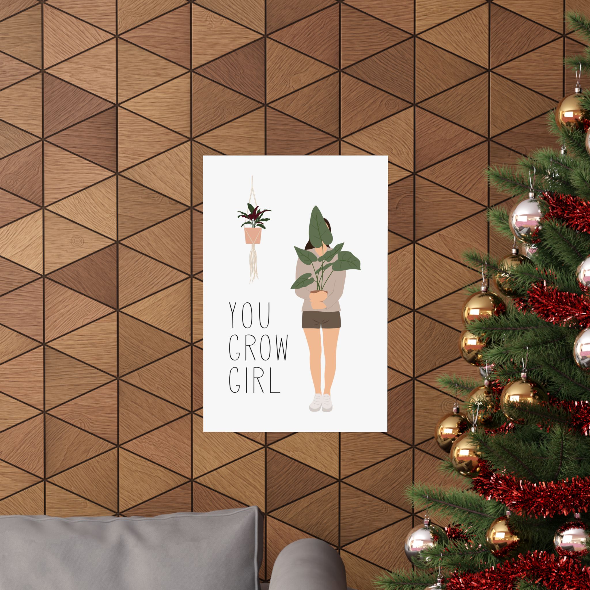 You Grow Girl Plant Lover Poster