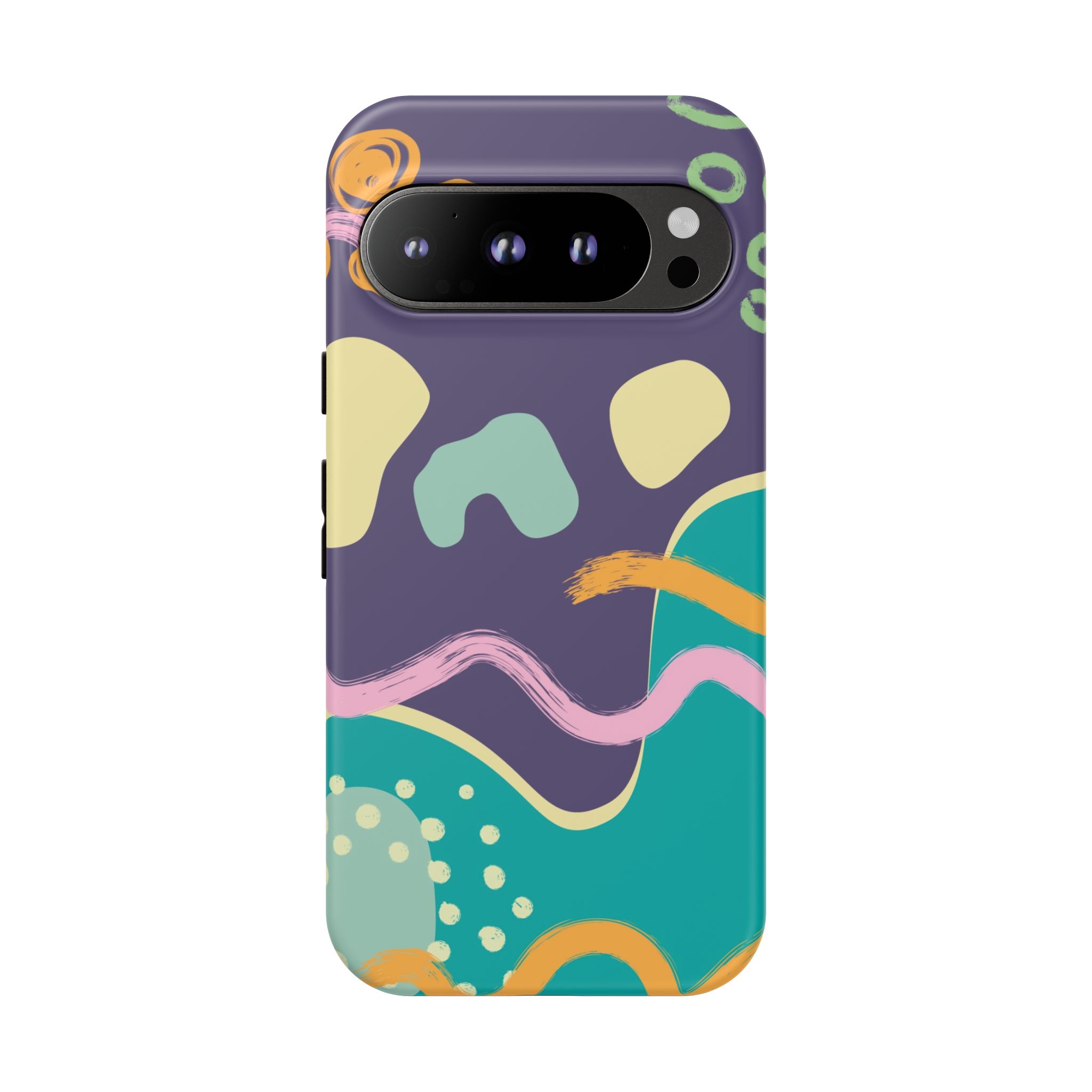 Abstract Colorful Wave Phone Case