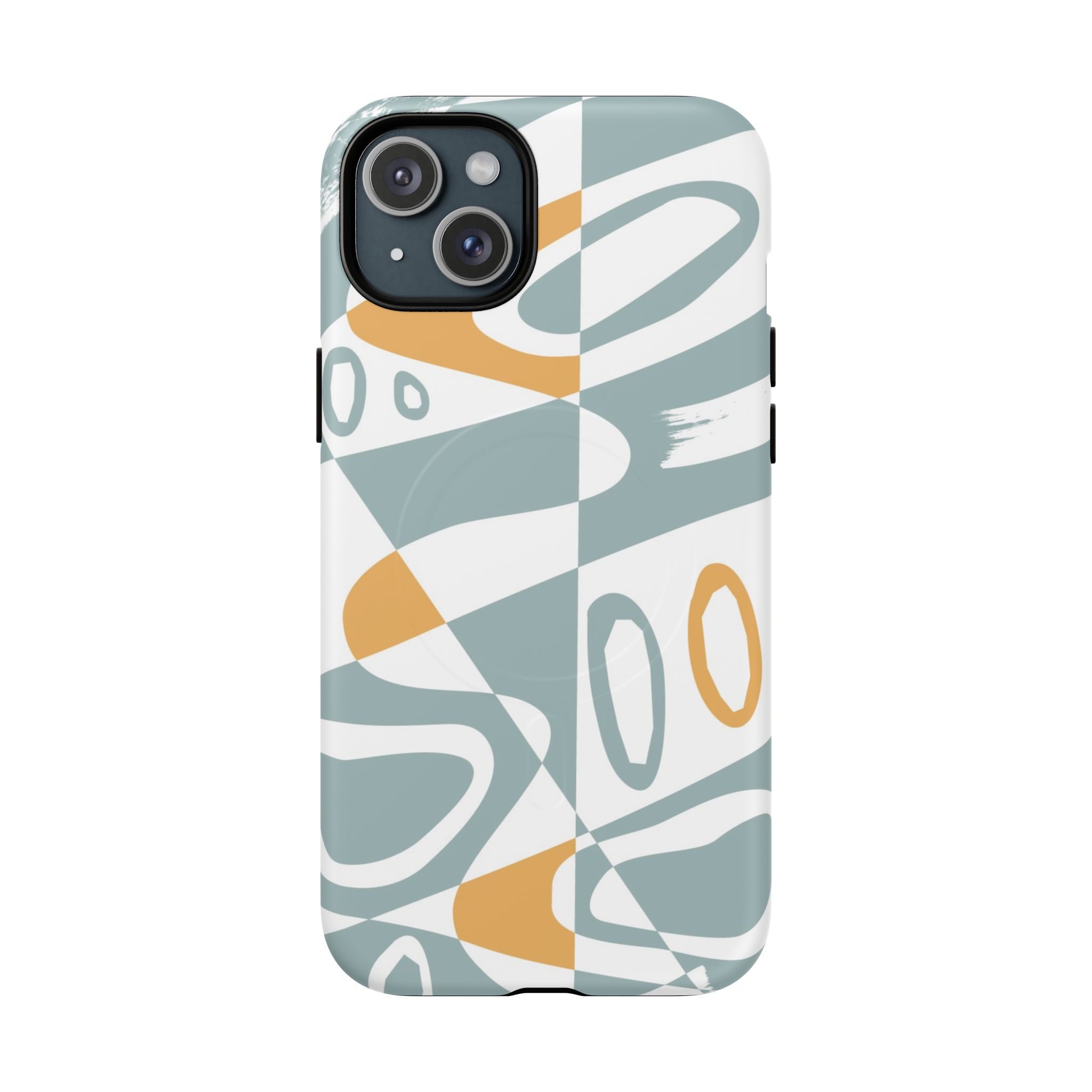 Abstract Retro Swirl Design Magnetic Phone Case