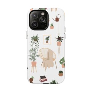 Botanical Plant Pattern Tough Magnetic Phone Case