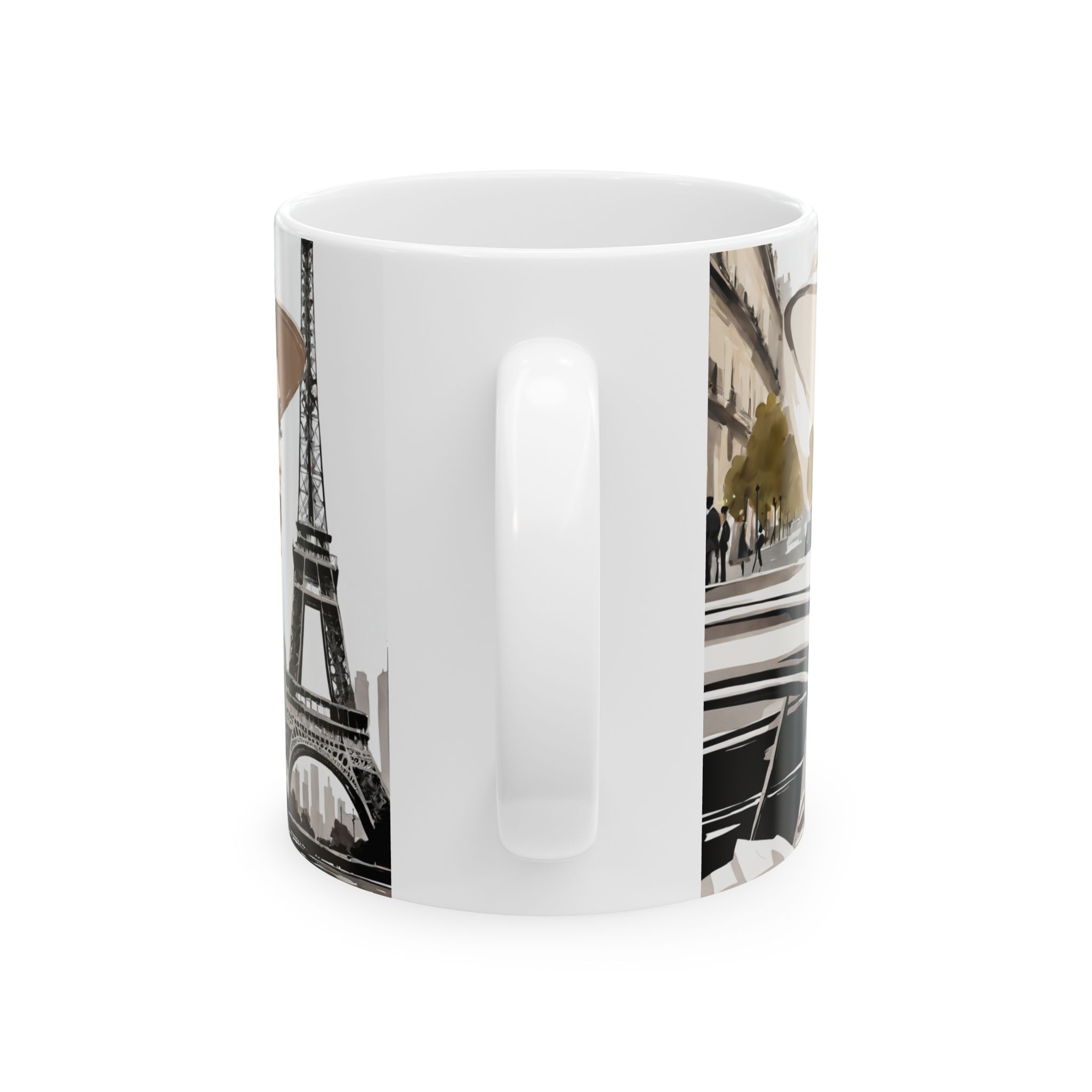 Vintage Eiffel Tower Coffee Cup (11oz & 15oz)
