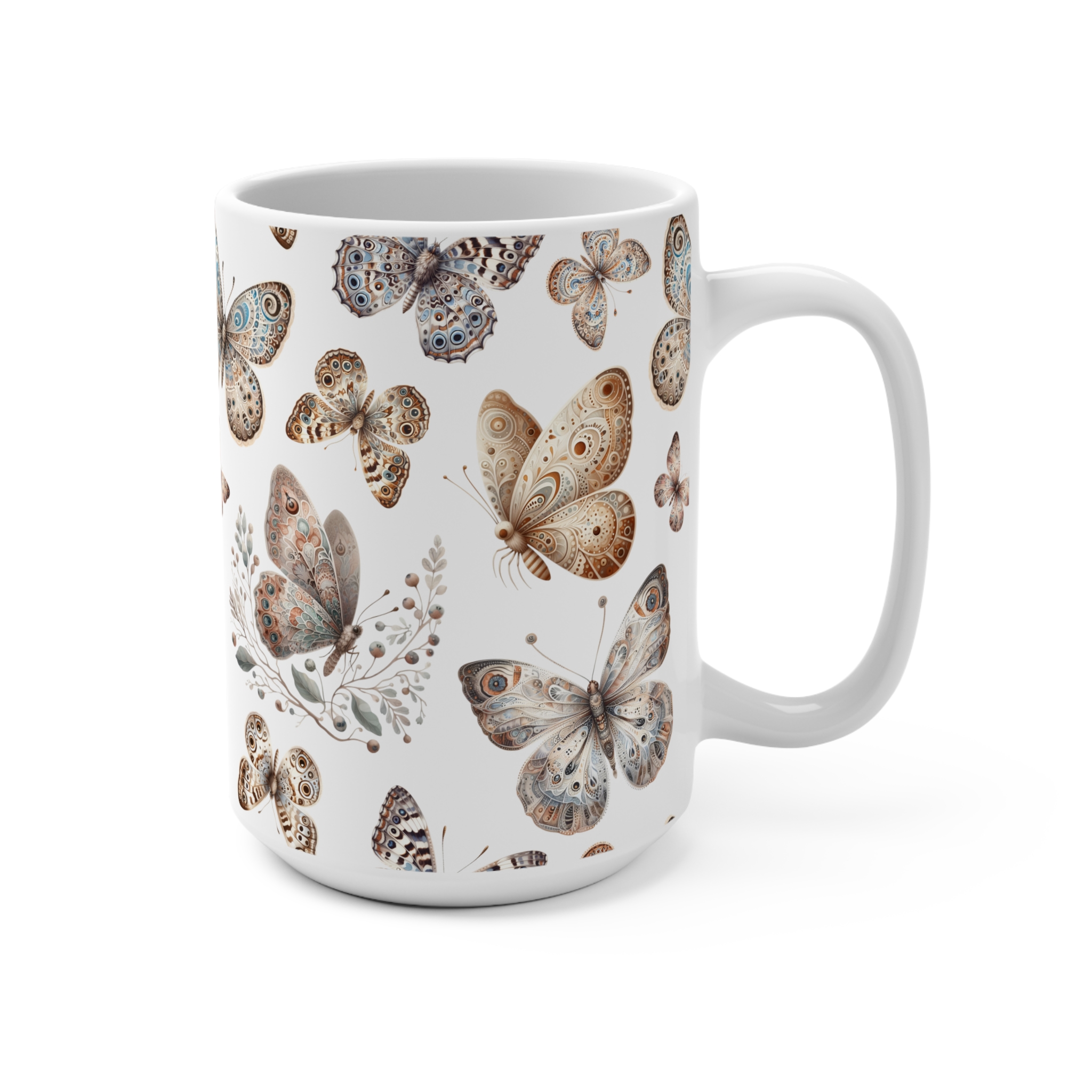 Butterfly Meadow 15oz Ceramic Mug