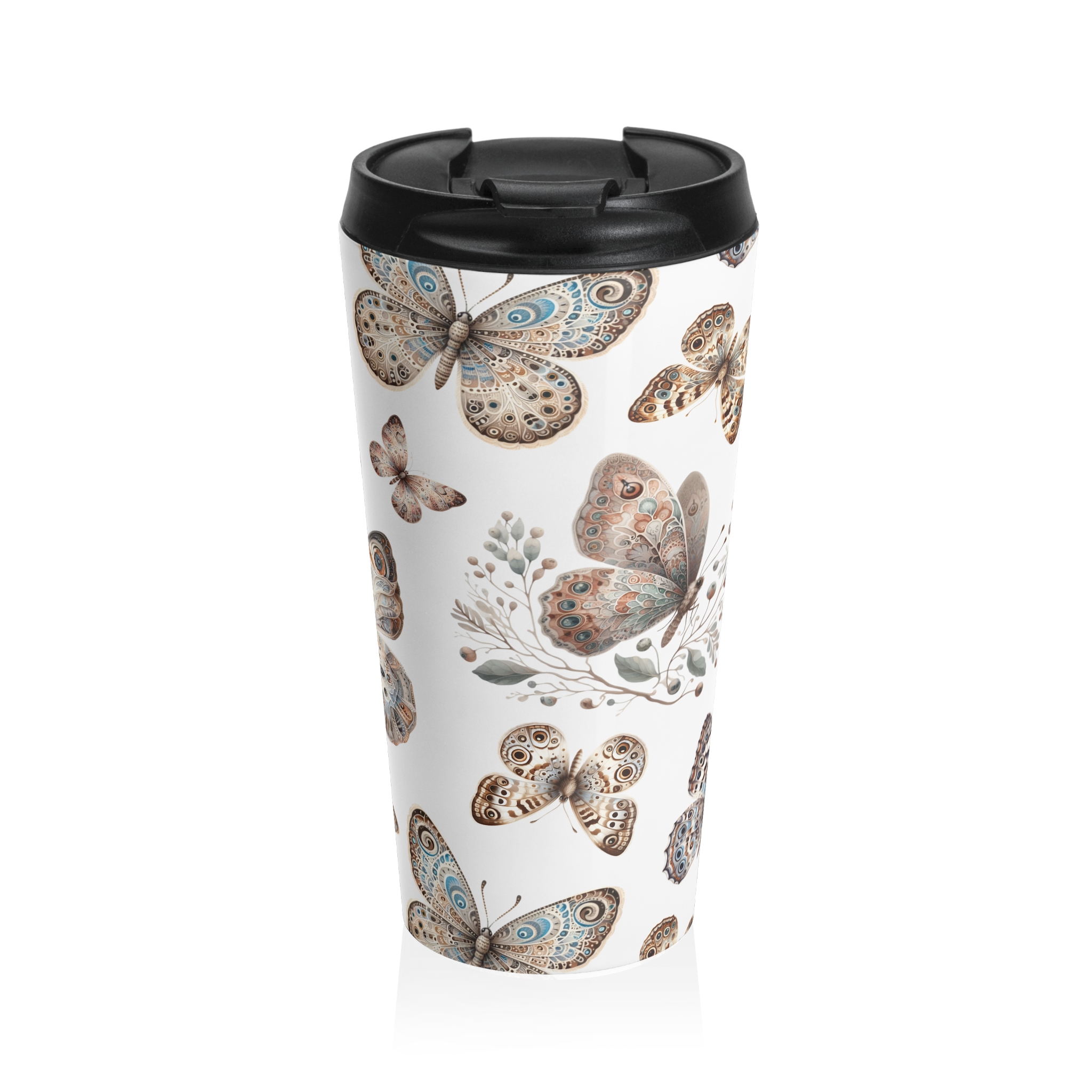 Butterfly Pattern Travel Stainless Steel Insulated Tumbler Butterfly Pattern Travel Stainless Steel Insulated Tumbler