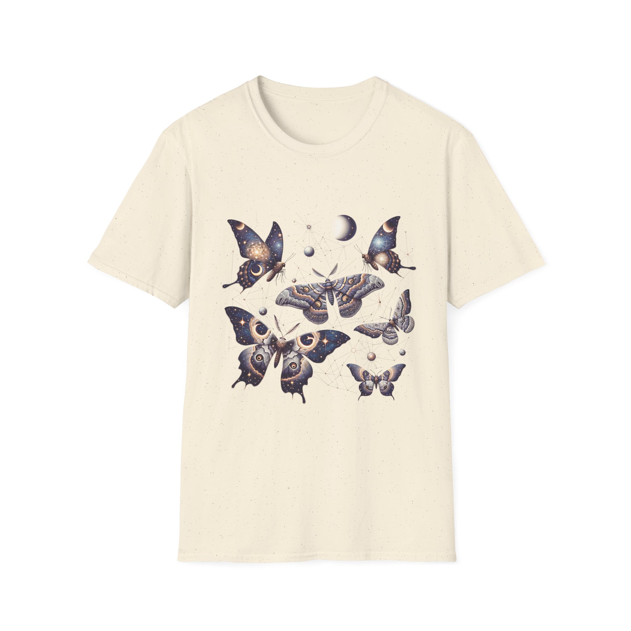 Celestial Moths Moon Phase T-Shirt