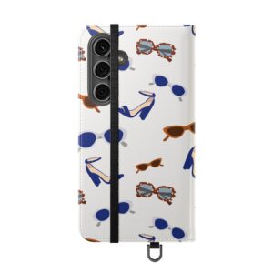 Sunglasses & Heels Pattern Flip Phone Case