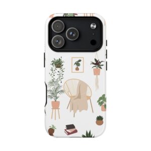 Botanical Plant Pattern Tough Magnetic Phone Case
