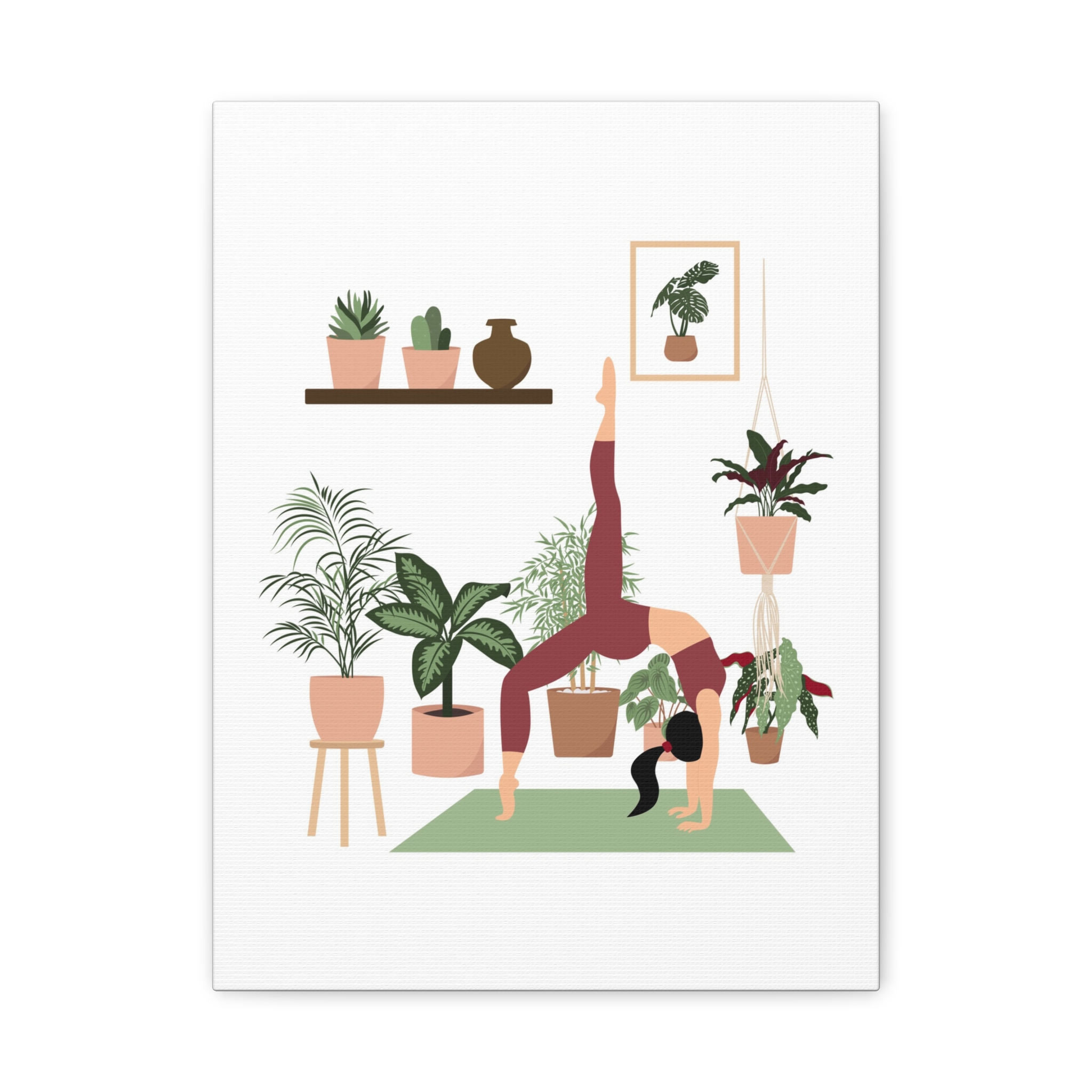 Yoga Pose Canvas Print
