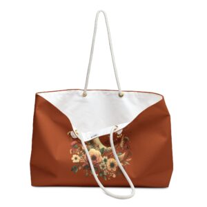Celestial Moon Floral Weekender Travel Bag