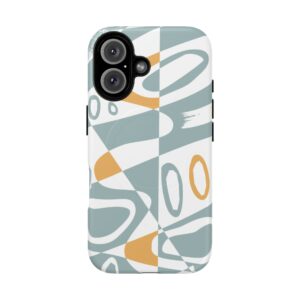 Abstract Retro Swirl Design Magnetic Phone Case