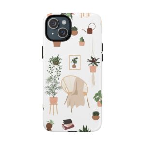 Botanical Plant Pattern Tough Magnetic Phone Case