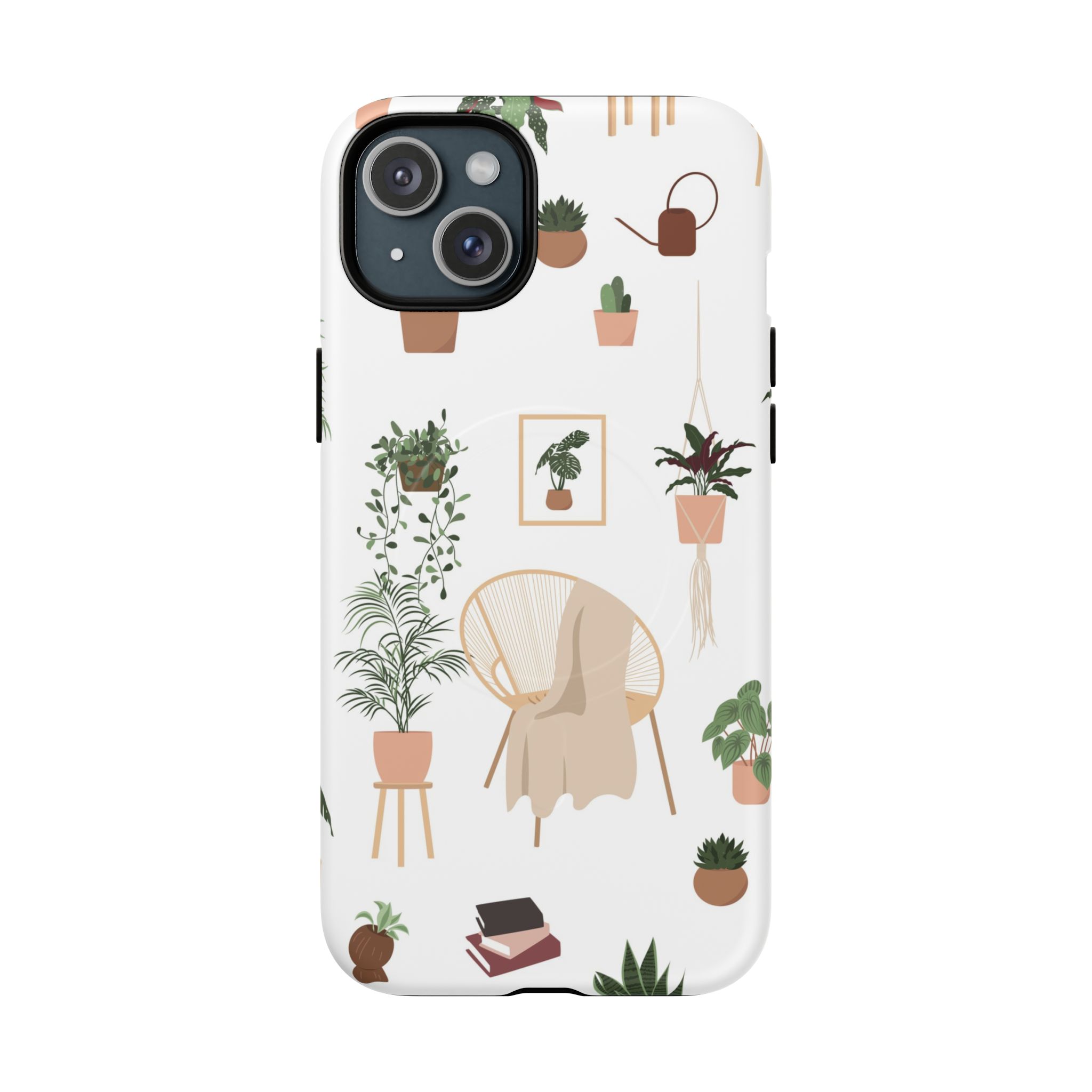 Botanical Plant Pattern Tough Magnetic Phone Case