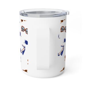 Blue Heels & Sunglasses 10oz Insulated Coffee Mug