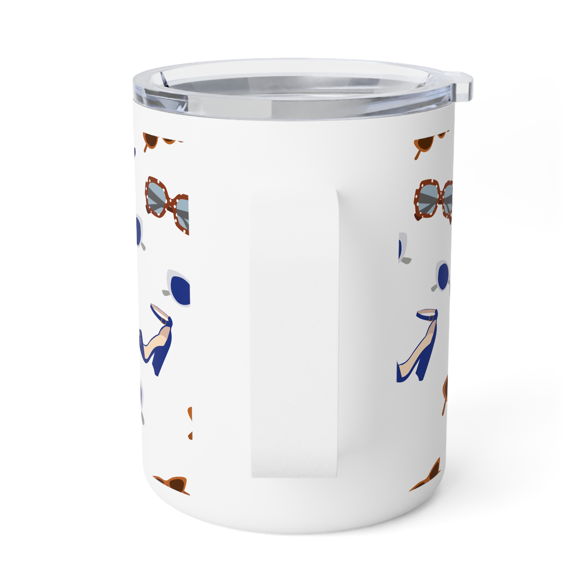 Blue Heels & Sunglasses 10oz Insulated Coffee Mug