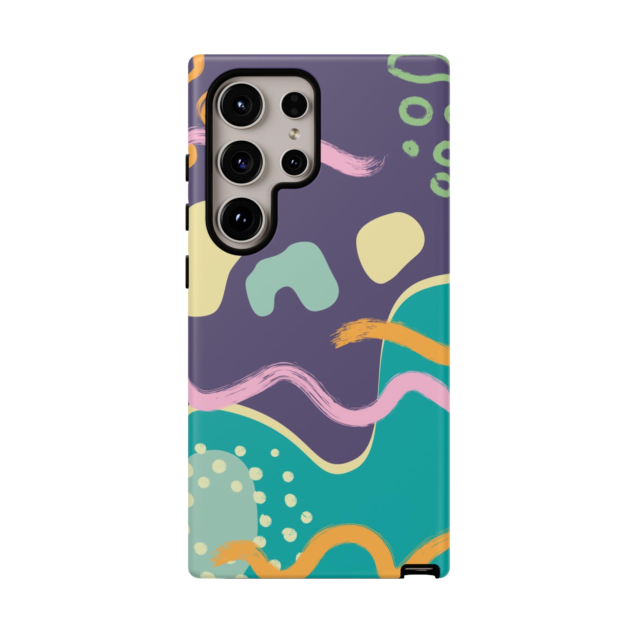 Abstract Colorful Wave Phone Case