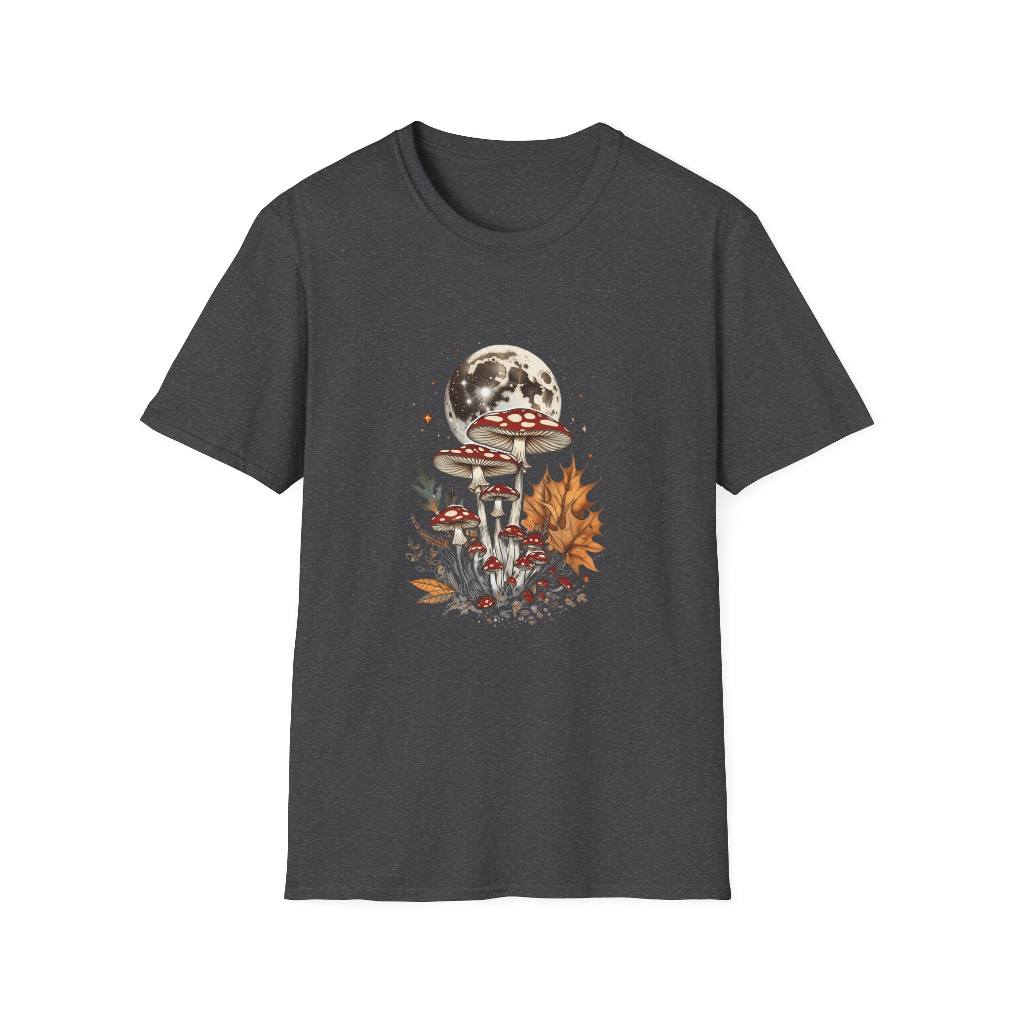 Vintage Moonlit Toadstool Mushroom T-Shirt
