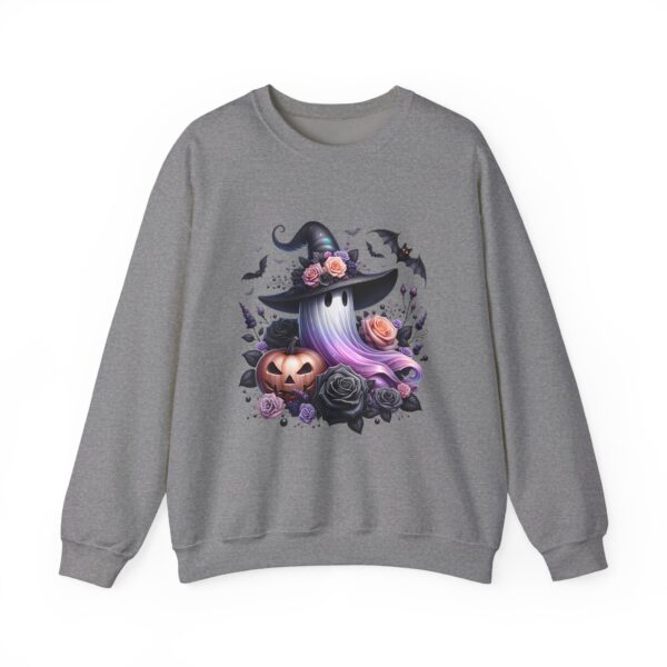 Cute Witch Hat, Pumpkin & Bats Sweatshirt