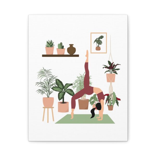 Yoga Pose Canvas Print