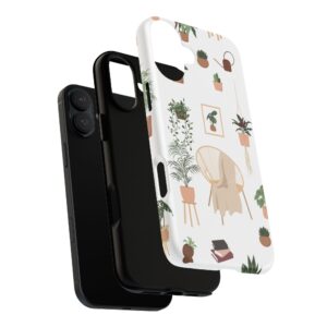 Botanical Plant Pattern Tough Magnetic Phone Case