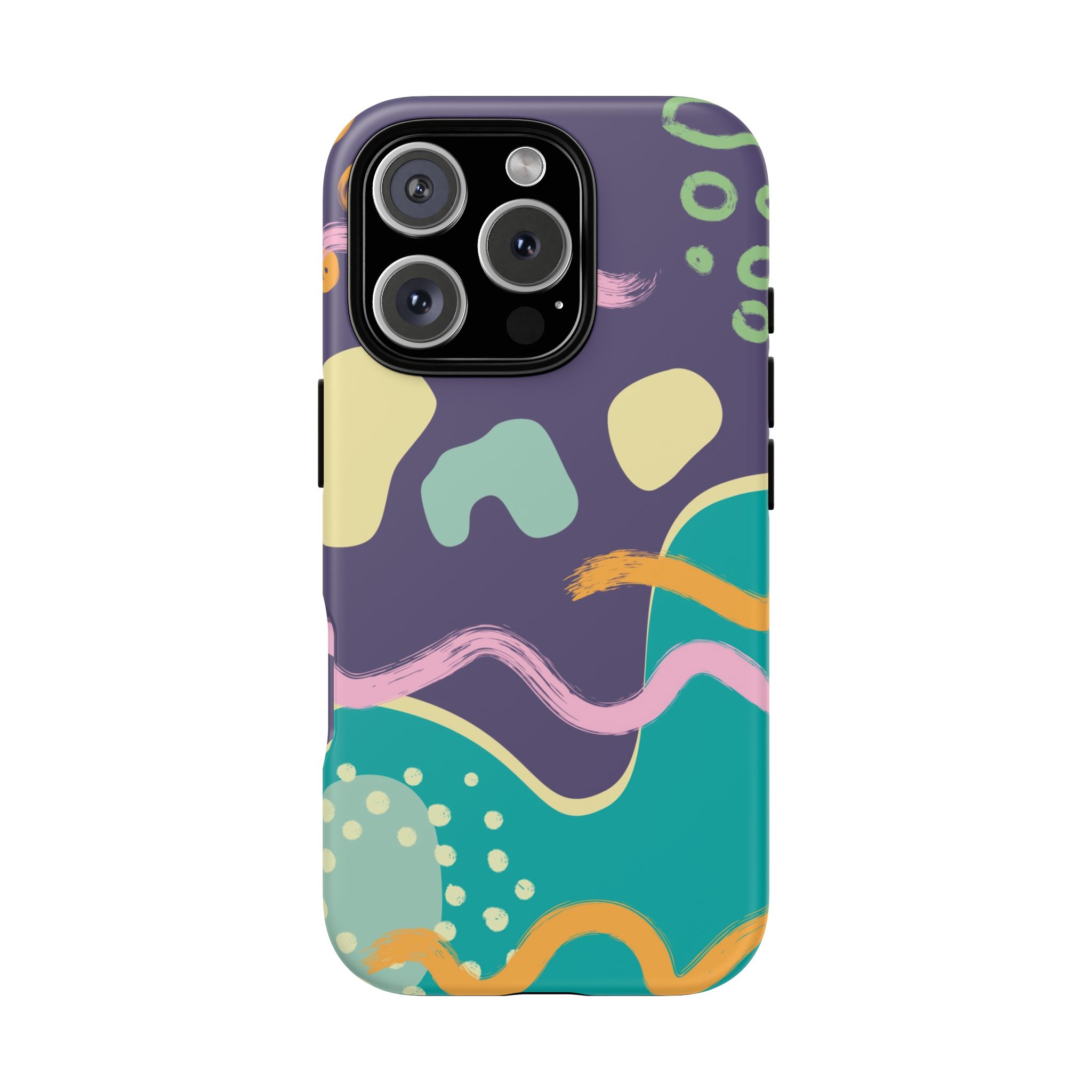 Abstract Colorful Wave Phone Case
