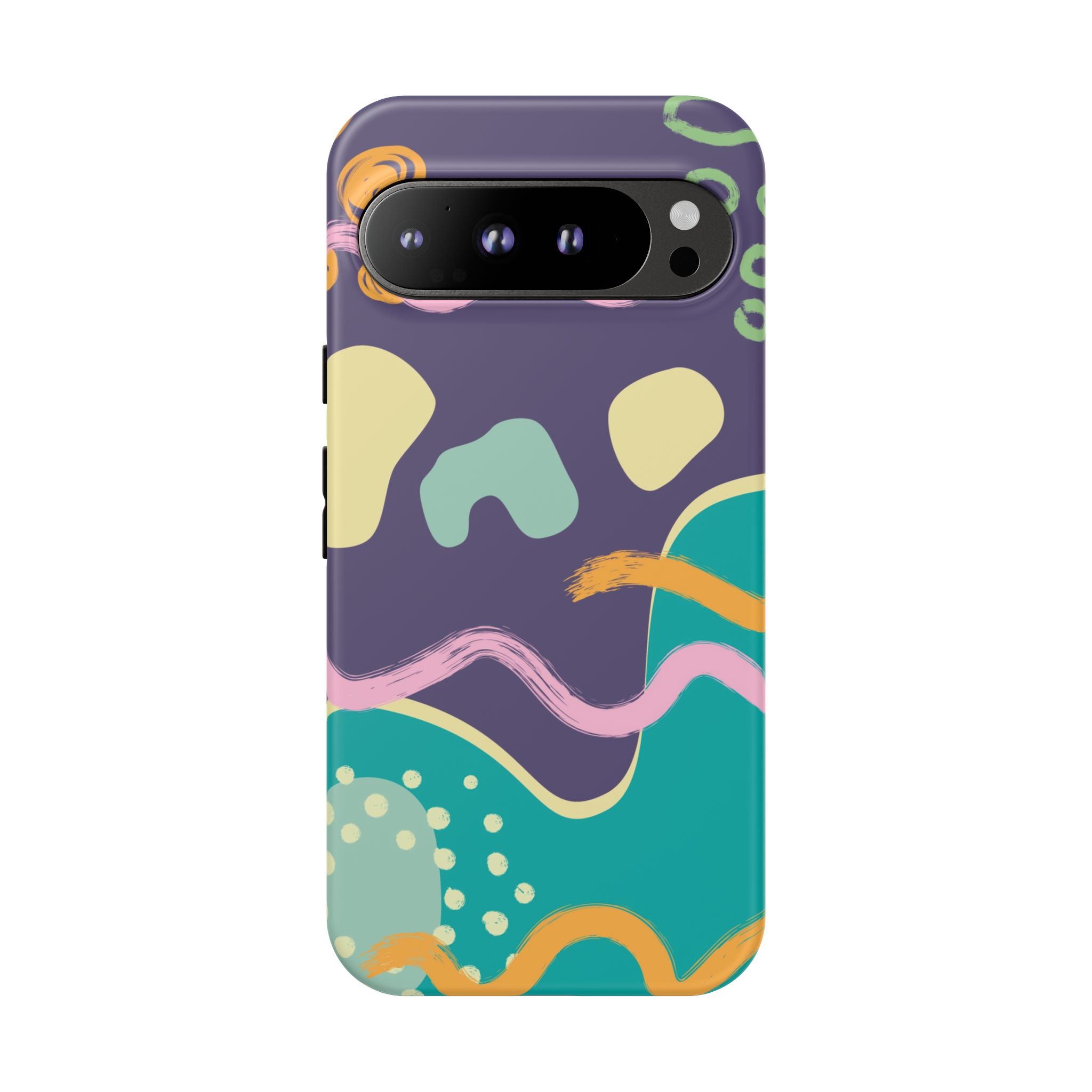 Abstract Colorful Wave Phone Case