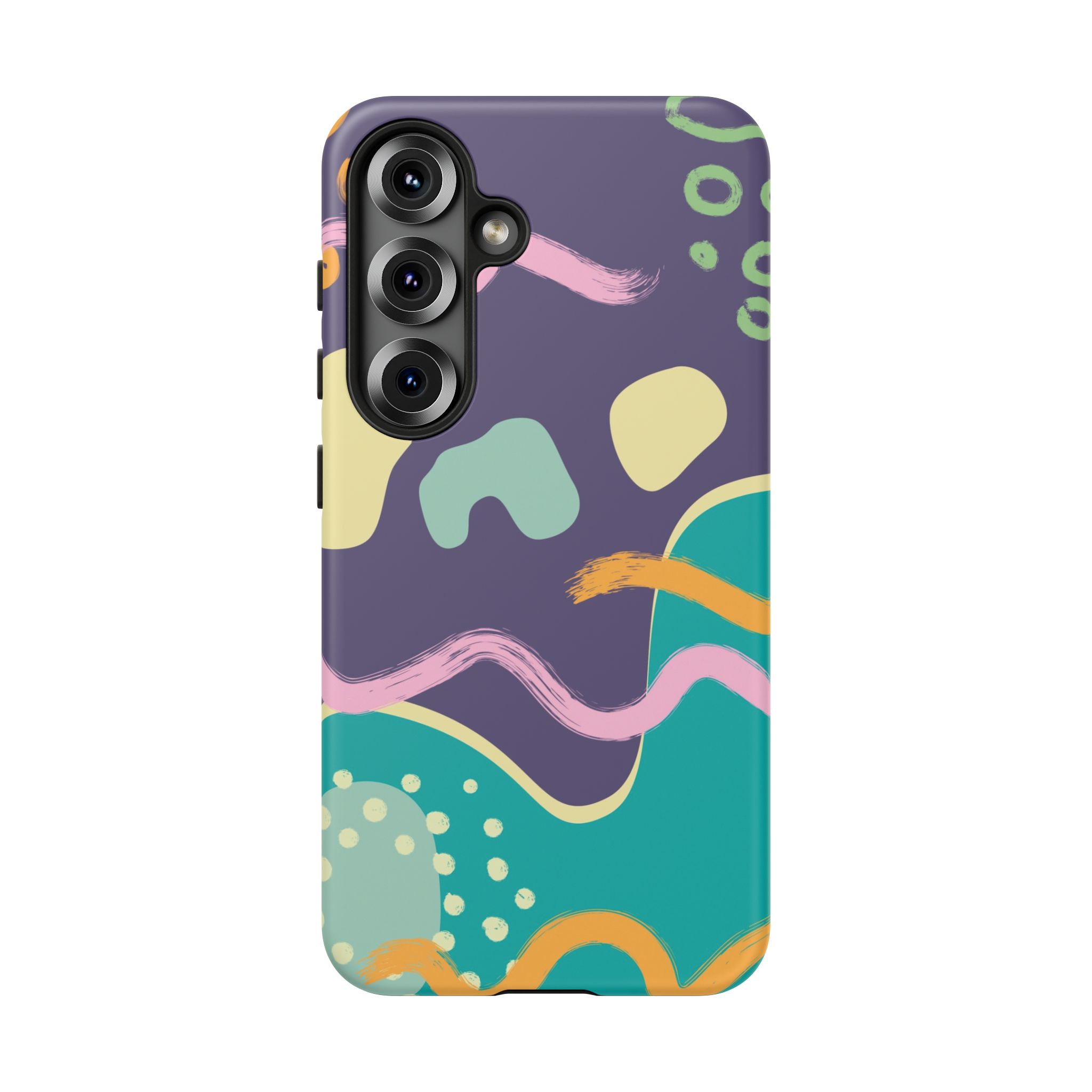 Abstract Colorful Wave Phone Case