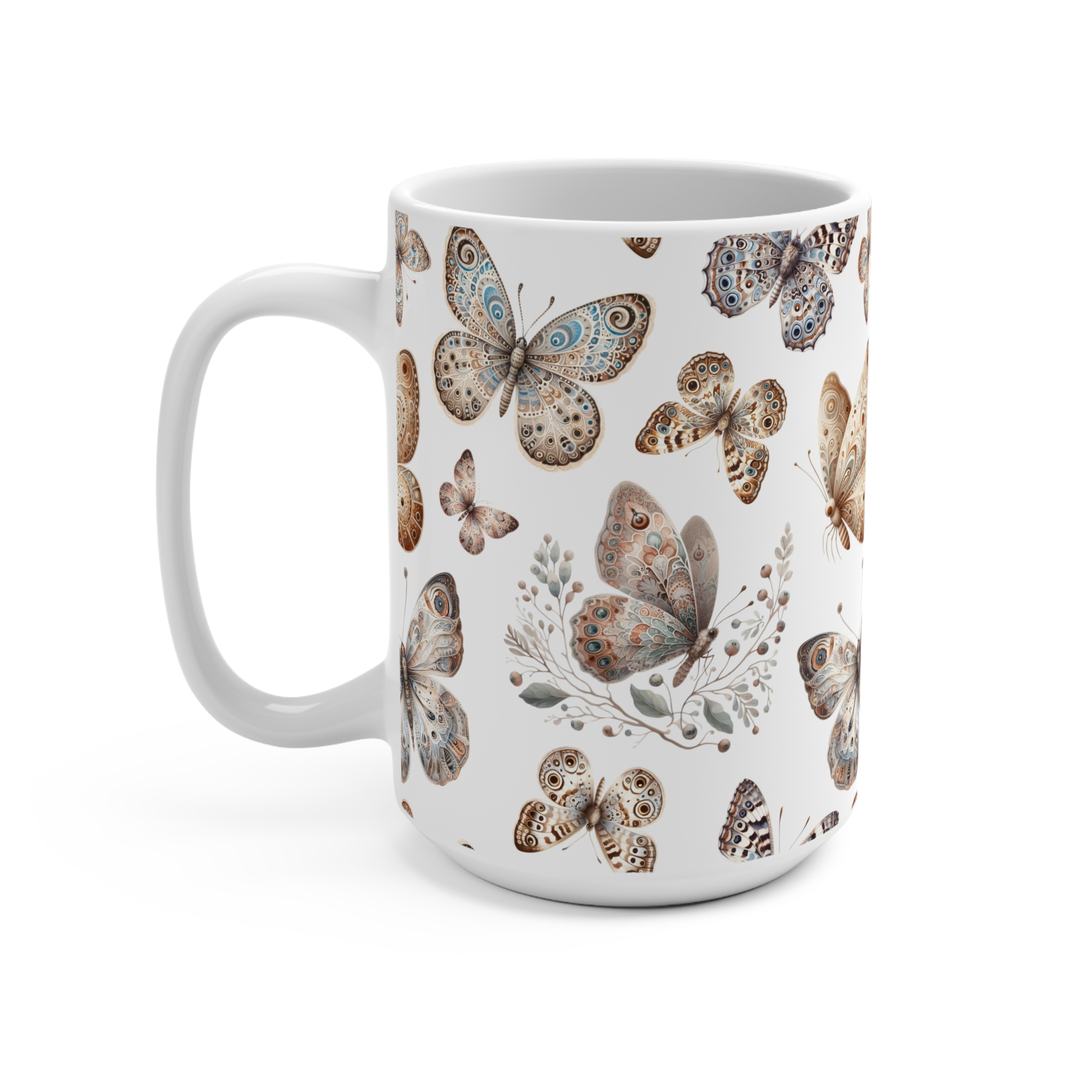 Butterfly Meadow 15oz Ceramic Mug