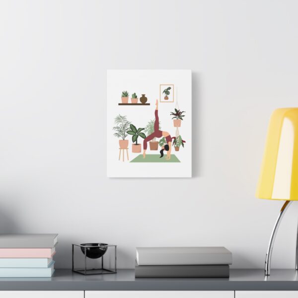 Yoga Pose Canvas Print