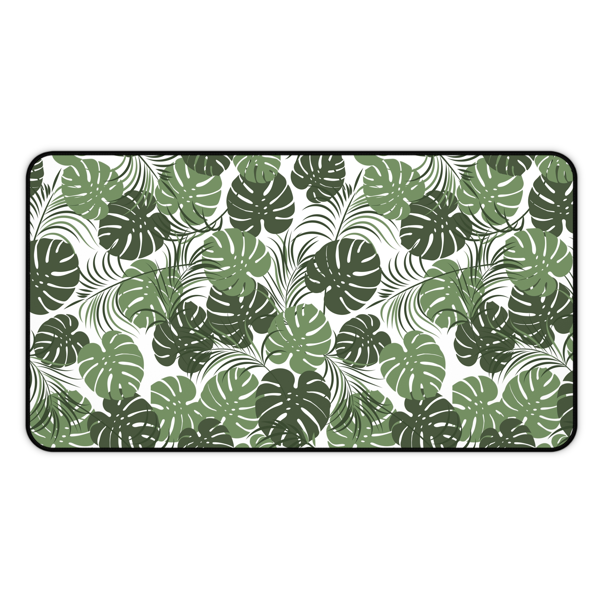 Tropical Monstera Office Desk Mat