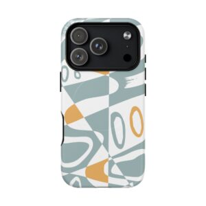 Abstract Retro Swirl Design Magnetic Phone Case