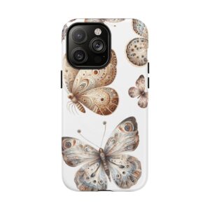 Butterfly Floral Tough Magnetic iPhone Case