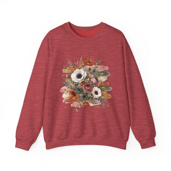 Vintage Floral Rustic Anemone & Poppy Bouquet Sweatshirt
