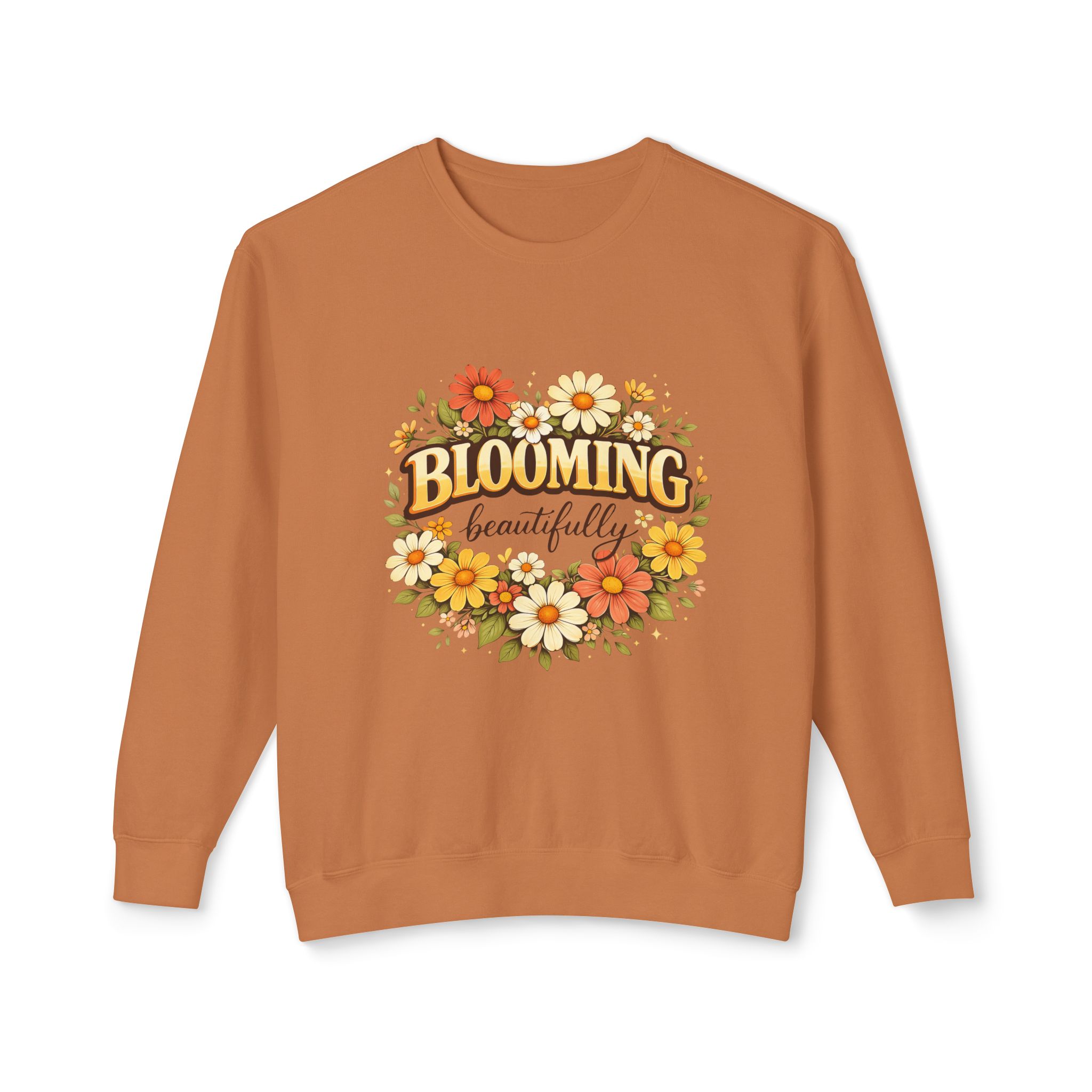 “Blooming Beautiful” Floral Crewneck Sweatshirt