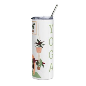 Yoga & Indoor Garden Stainless Steel Travel Cup 20oz