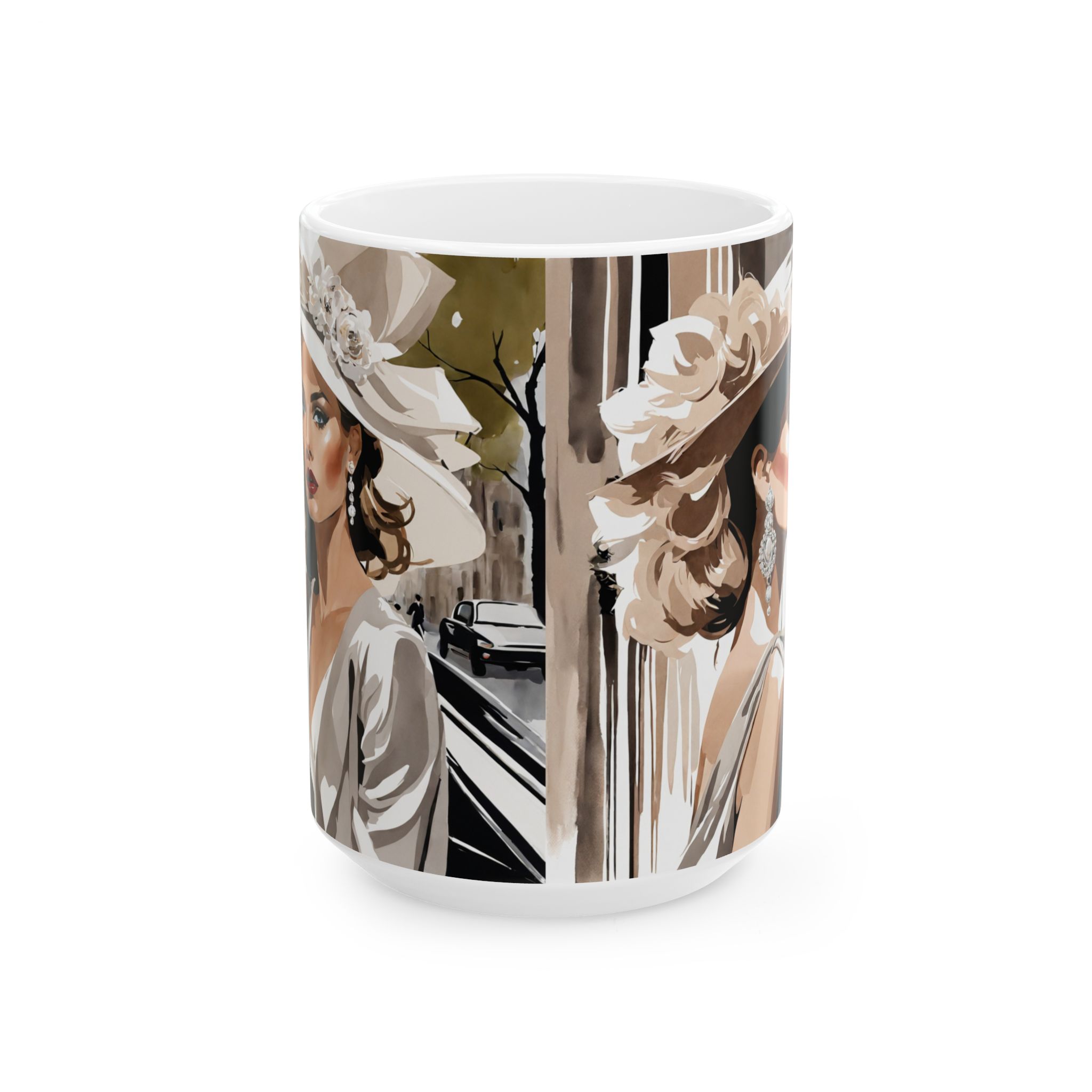 Vintage Eiffel Tower Coffee Cup (11oz & 15oz)