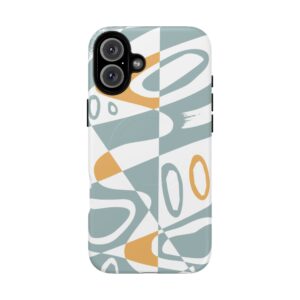 Abstract Retro Swirl Design Magnetic Phone Case