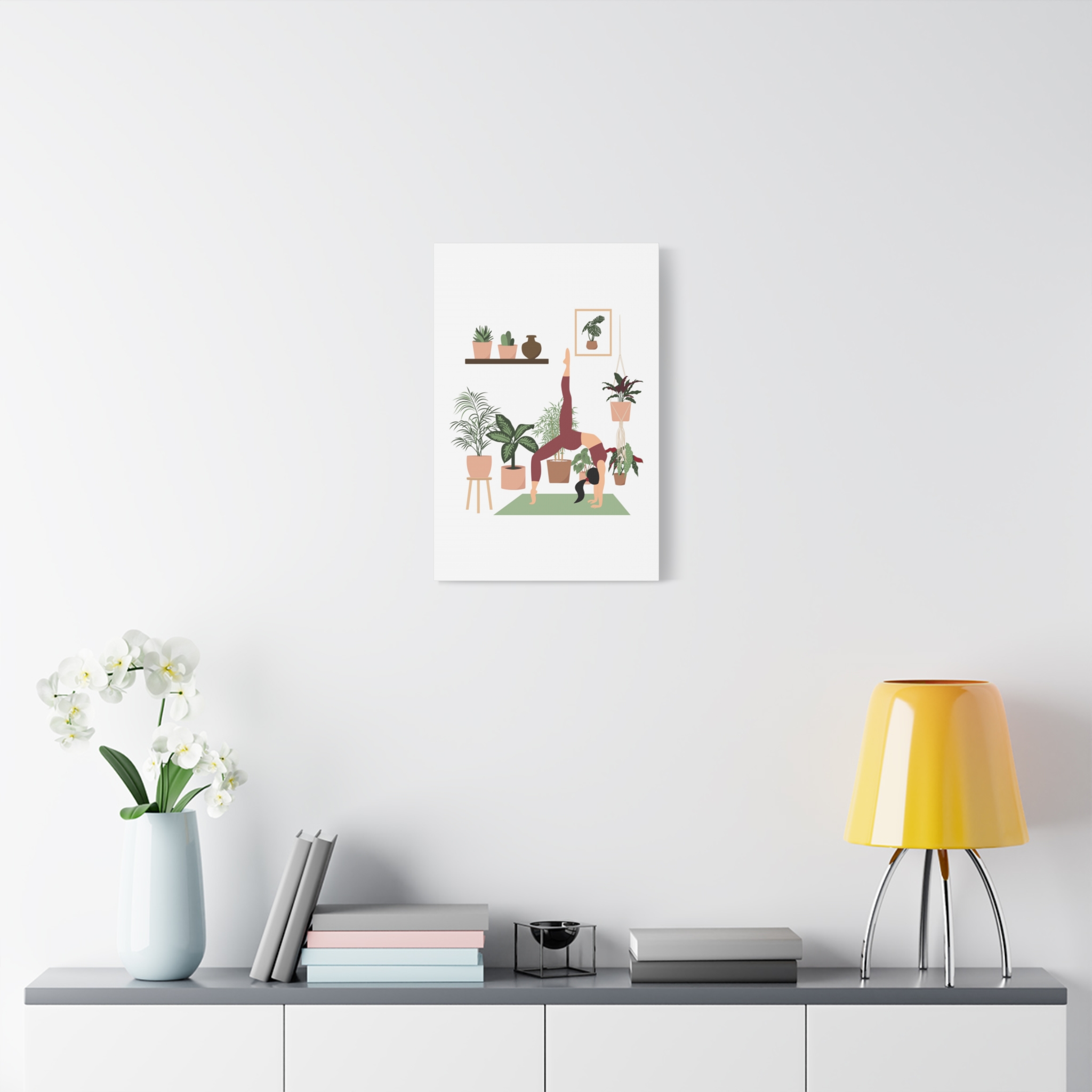 Yoga Pose Canvas Print