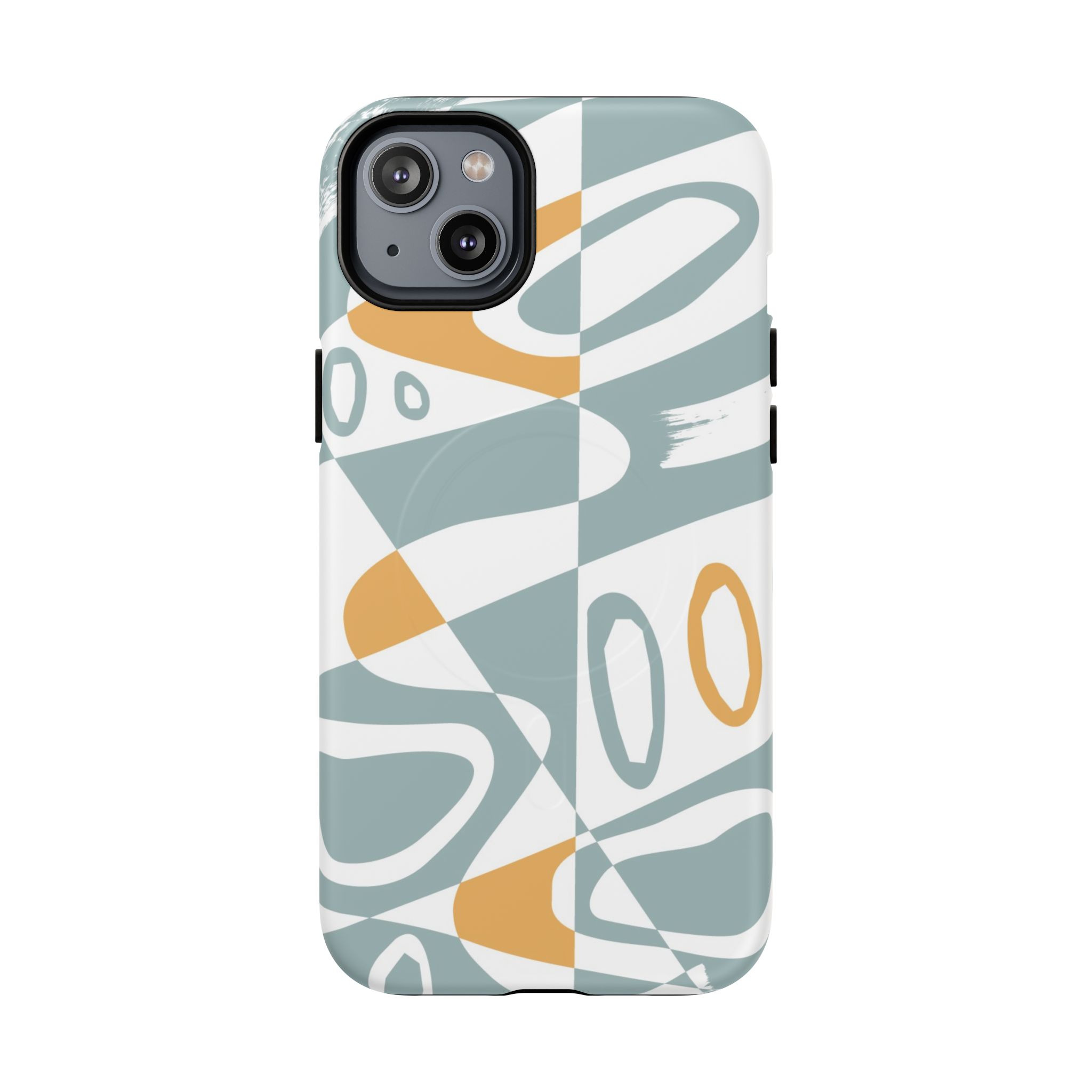 Abstract Retro Swirl Design Magnetic Phone Case