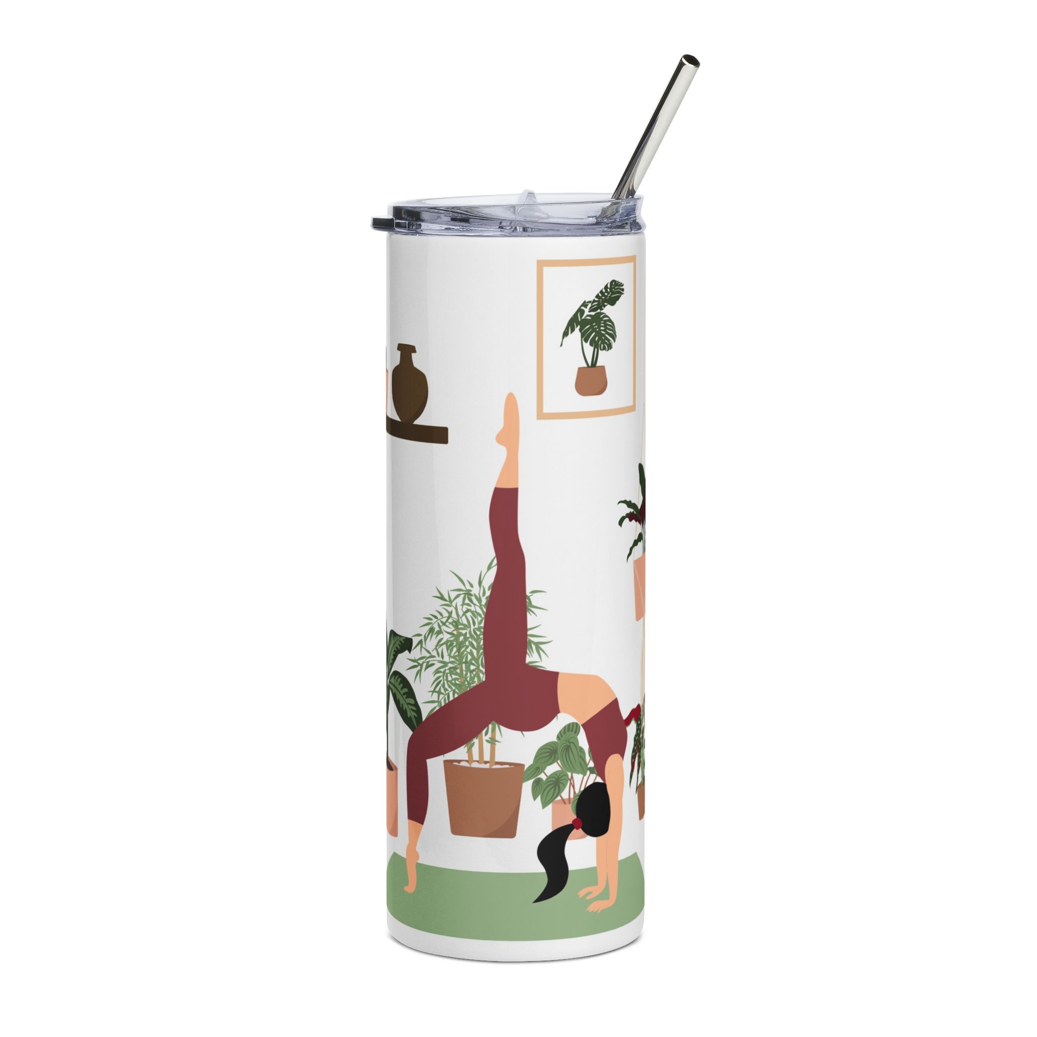 Yoga & Indoor Garden Stainless Steel Travel Cup 20oz