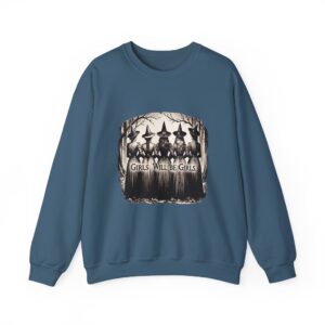 Girls Will Be Girls Witch Crewneck Sweatshirt