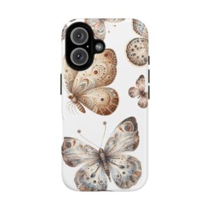 Butterfly Floral Tough Magnetic iPhone Case