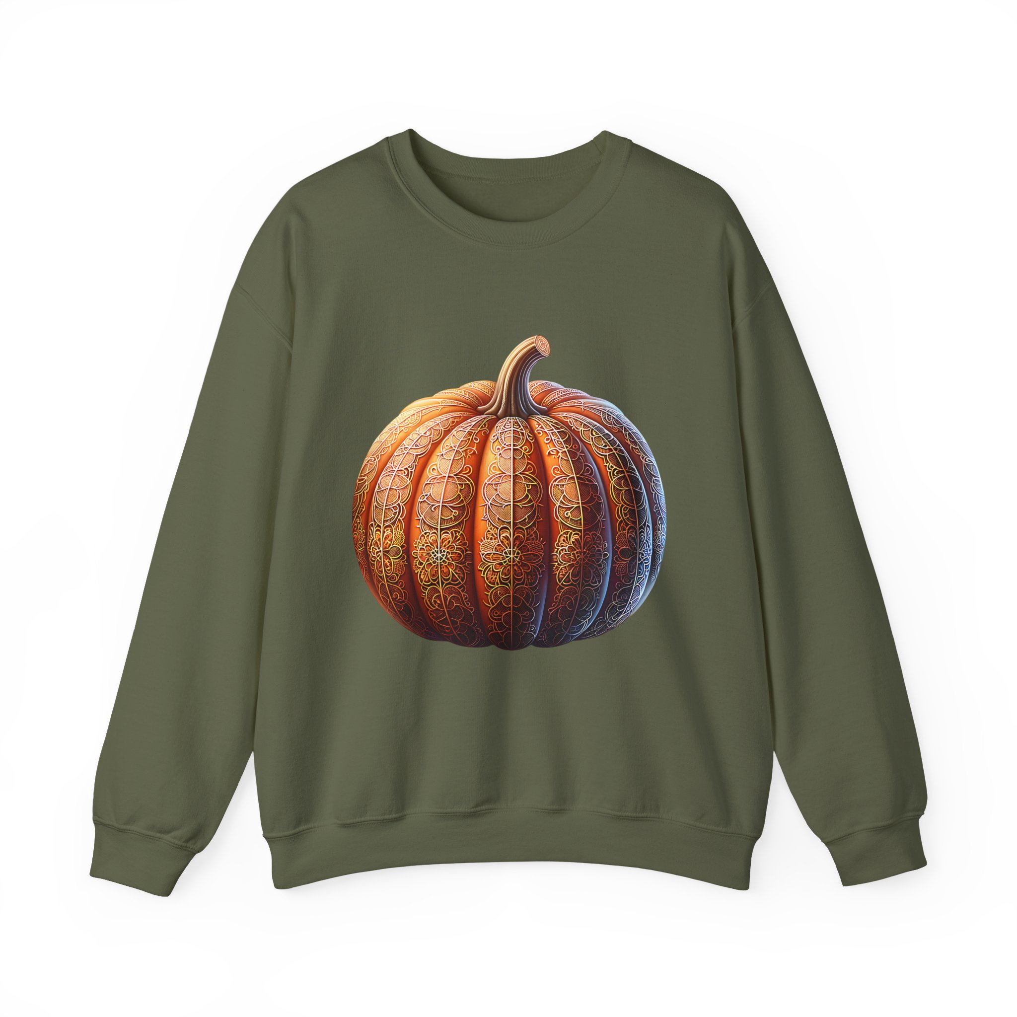 Vintage Autumn Pumpkin Crewneck Sweatshirt