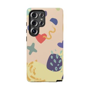 Abstract Heart & Shapes Phone Case