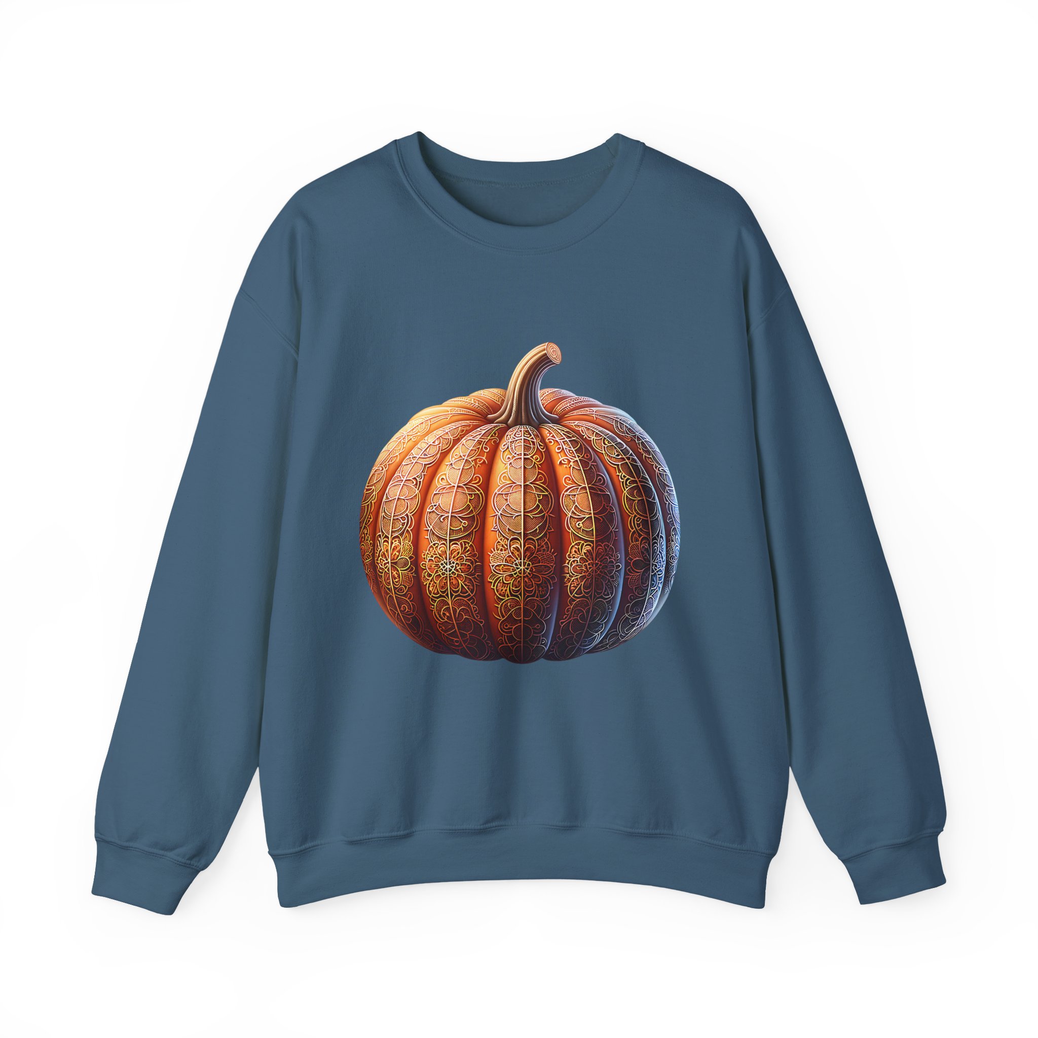 Vintage Autumn Pumpkin Crewneck Sweatshirt