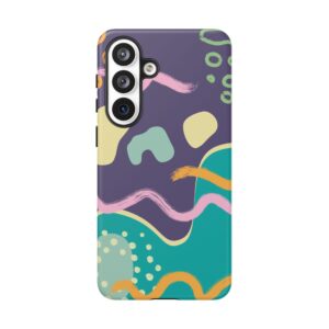 Abstract Colorful Wave Phone Case
