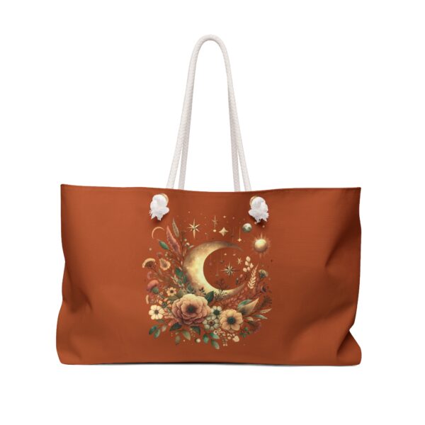 Celestial Moon Floral Weekender Travel Bag