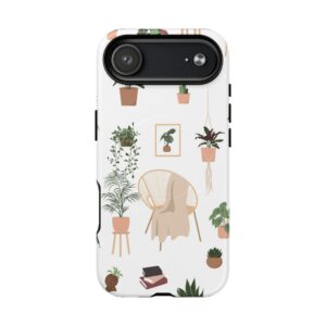 Botanical Plant Pattern Tough Magnetic Phone Case
