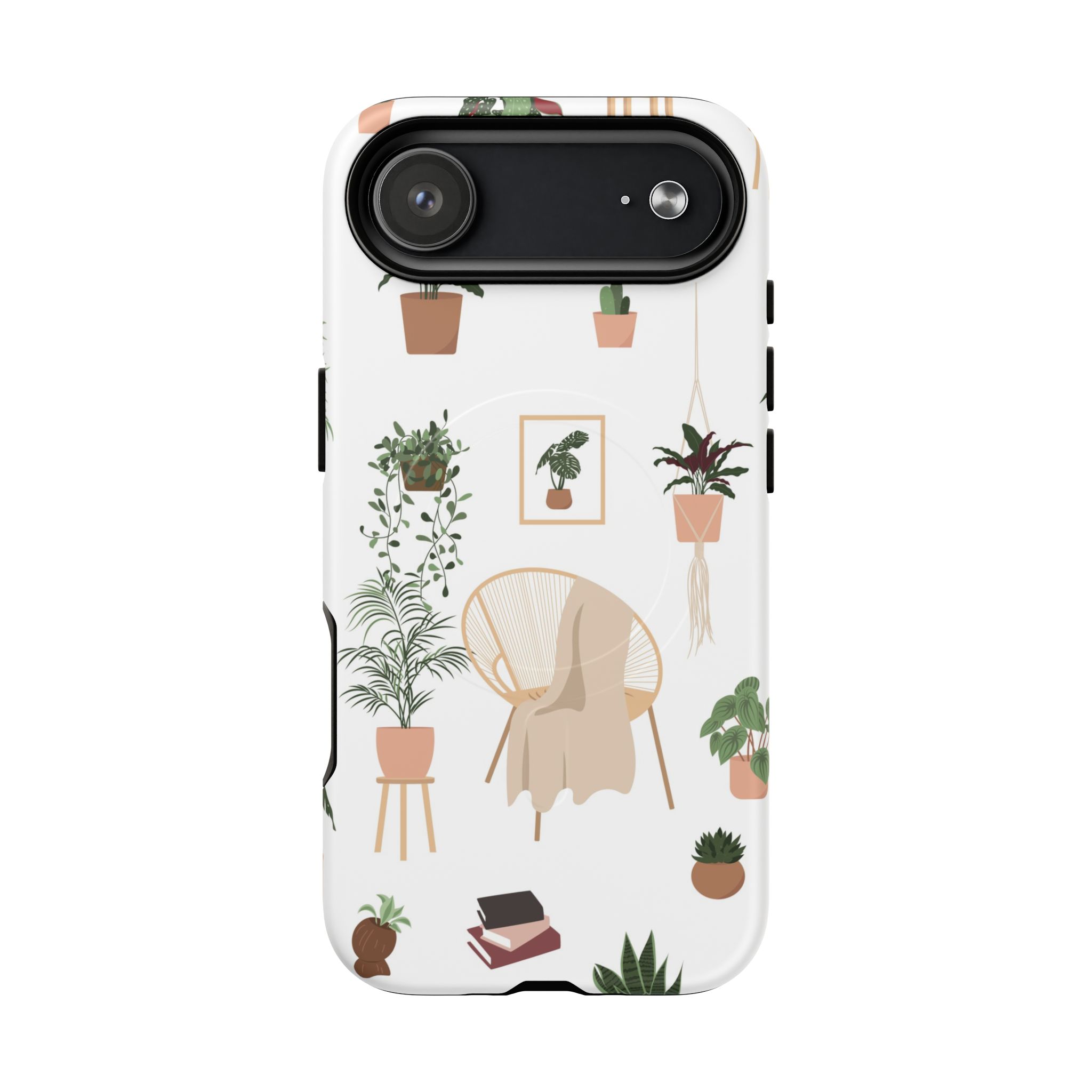 Botanical Plant Pattern Tough Magnetic Phone Case