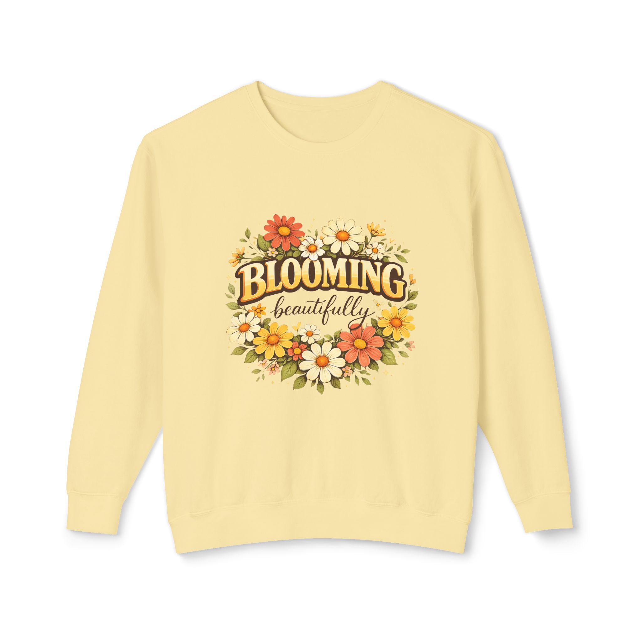 “Blooming Beautiful” Floral Crewneck Sweatshirt